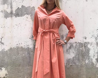 Shirt Dress, Fashion Dress, Long Dress, Loose Dress, Casual  Dress, Long Tunic, Extravagant Dress, Designer Dress, ConceptBG