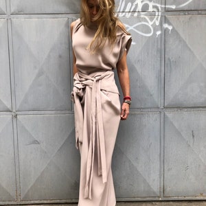 Designer Set, Outwear Two Piece Woman Set , Wedding suit, Summer Silk Suit , Casual Costume, Avant Garde Women Set, ConceptBG , Elegant Suit