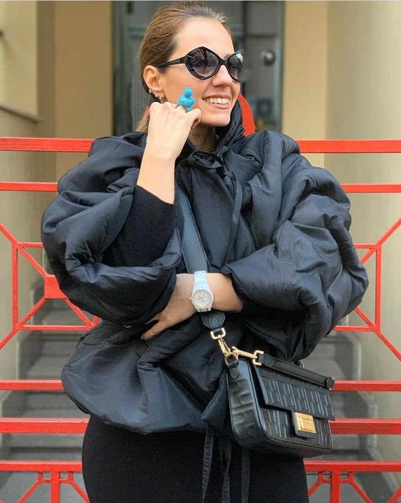 Winter Coat Short Jacket Party Jacket Handmade Women Jacket Fashion Blazer Formal Blazer Designer Jacket ConceptBG