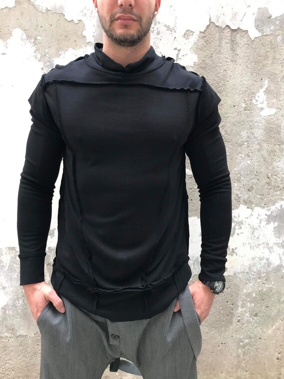 Mens Long Sleeve T-shirt Mens Clothes 