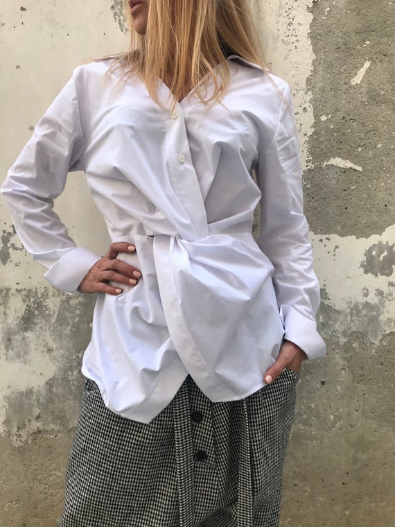 Women Formal Shirt White Shirt 