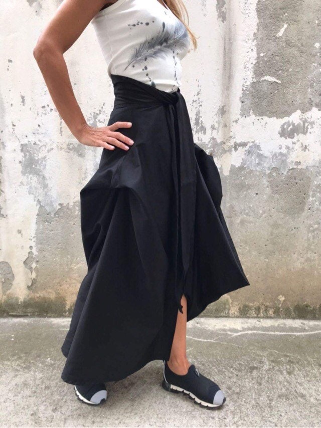 Asymmetric Long Skirt Women Designer Skirt Floor Length - Etsy