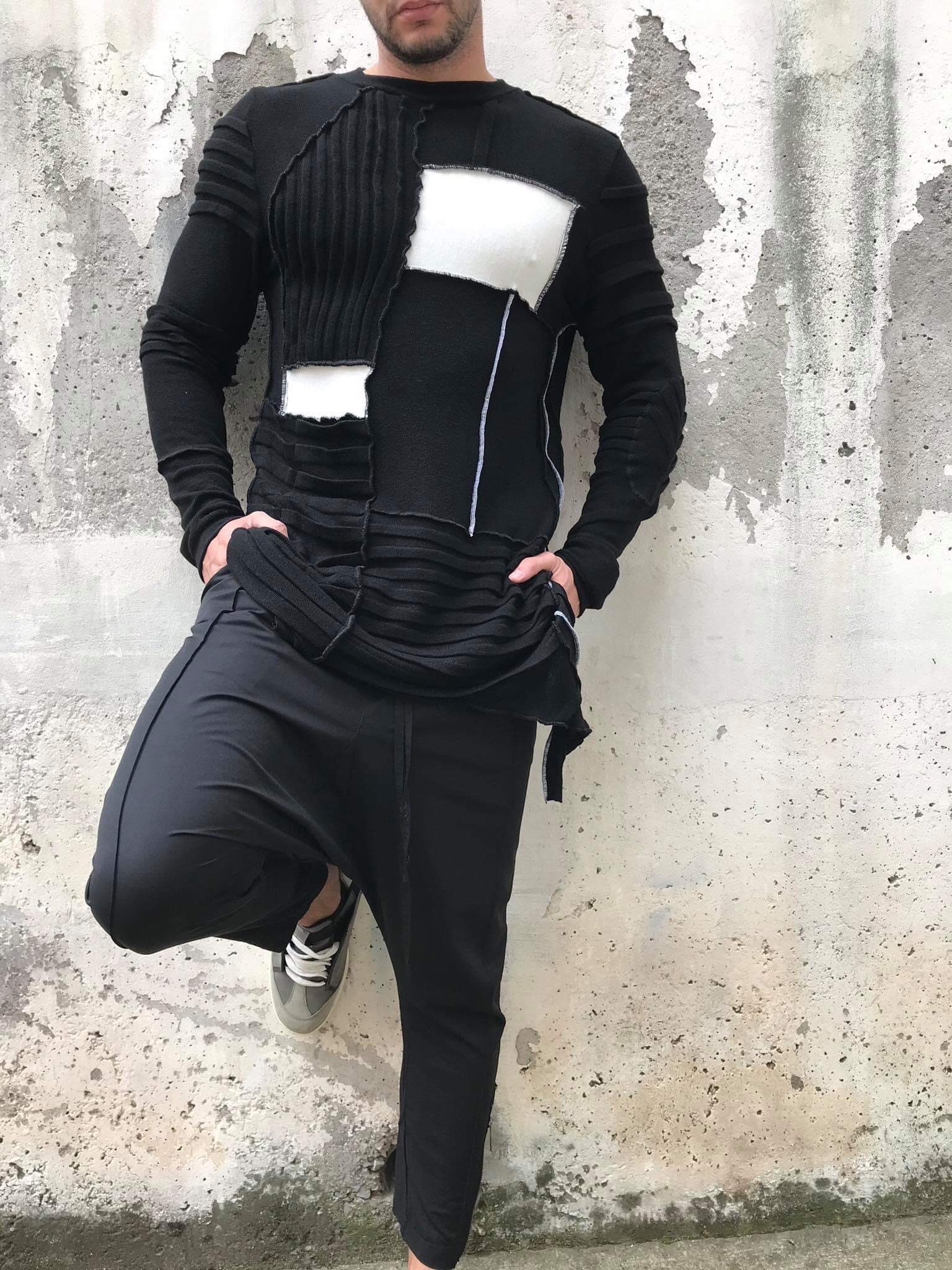 Knitwear Men Designer Mens Clothes Handmade Men's Etsy