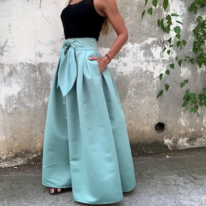 Satin Tulip Skirt - Etsy Canada