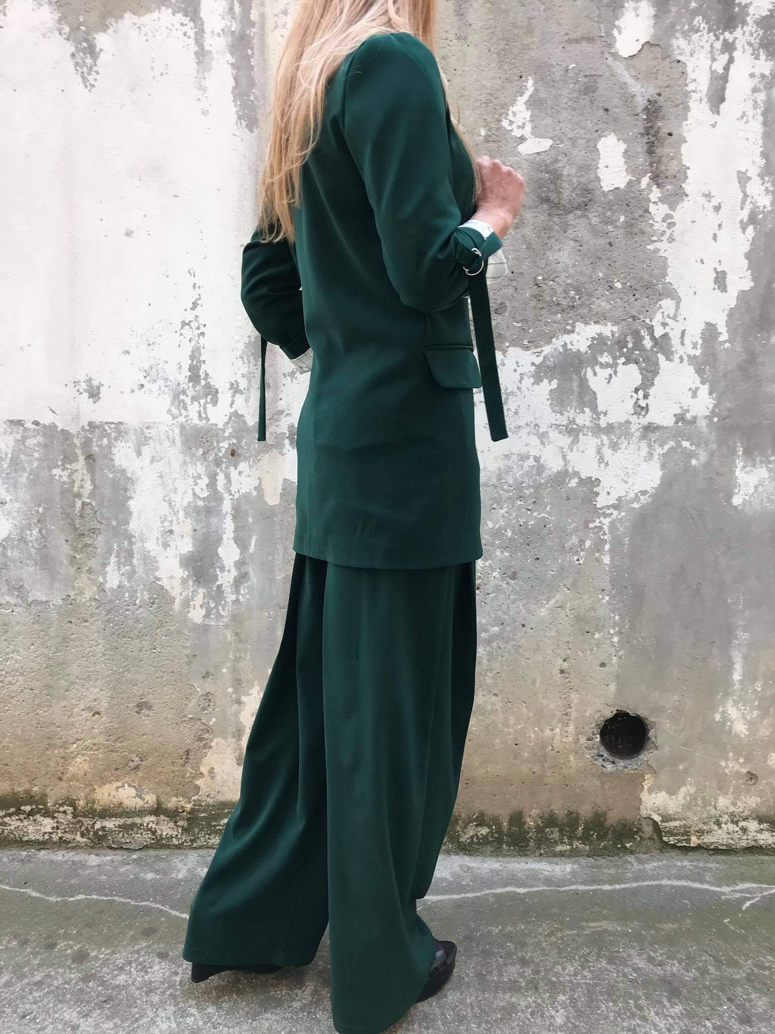 Disfraz elegante para mujer, blazer estructurado, pantalones anchos,  conjunto de primavera, traje formal, conjunto de diseñador, ConceptBG -   México
