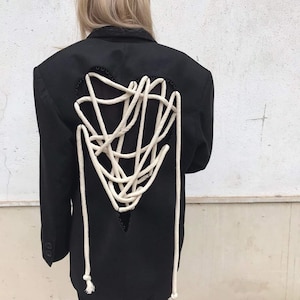 Asymmetric Women Coat, Fashion Coat , Cashmere Coat , Office Jacket, Short women&#39;s coat , Women&#39;s winter coat, Women&#39;s cashmere jacket