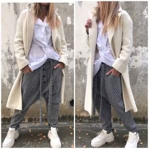 Women Harem Pants, Designer Pants, Fashion Pants, Women Loose Pants, Street Fashion Trousers, Long Pants,  Low Waist Pants, ConceptBG