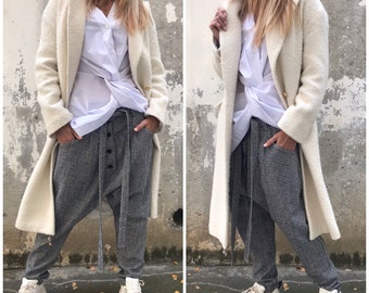 Women Harem Pants, Designer Pants, Fashion Pants, Women Loose Pants, Street Fashion Trousers, Long Pants,  Low Waist Pants, ConceptBG