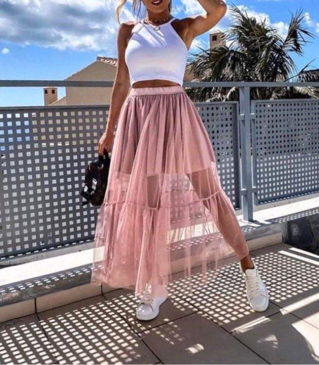 long cocktail skirt