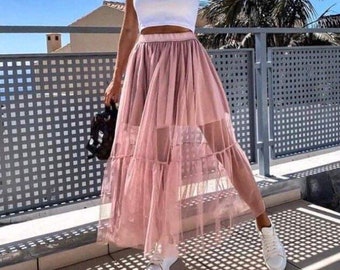 Women Party Skirt, Floor Length Skirt, Cocktail Skirt, Long Skirt, Designer Skirt, Fashion Skirt, Loose Skirt, ConceptBG