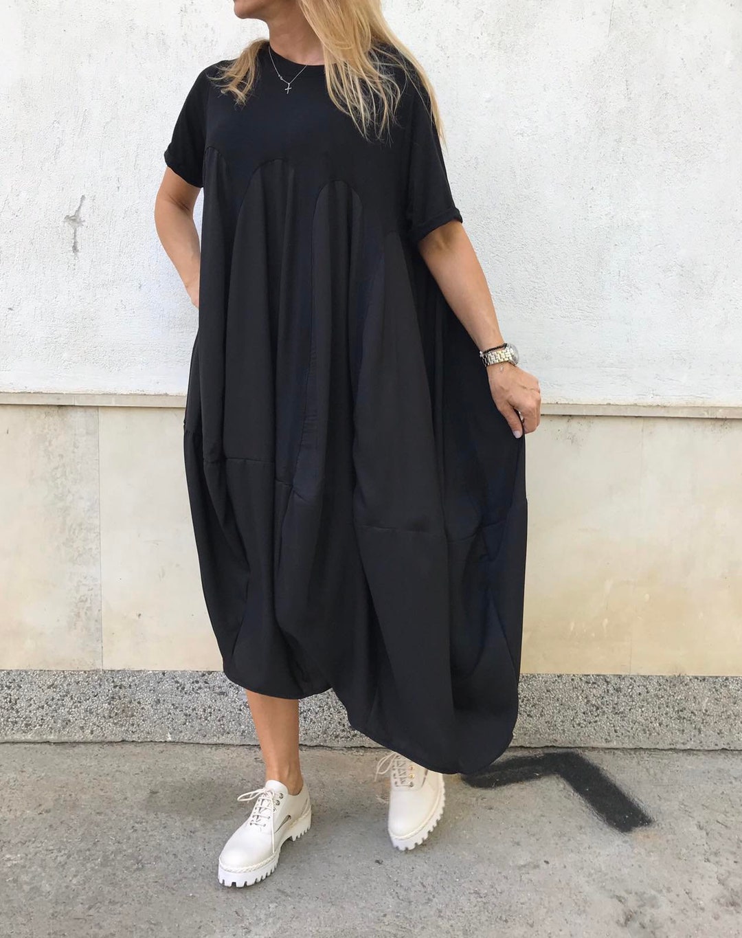 Animal Printed Black beige Polyester Kaftan Dress For Plus Size Women main image 0