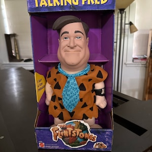 1993 Mattel Talking Fred Flintstone Doll - Original Box