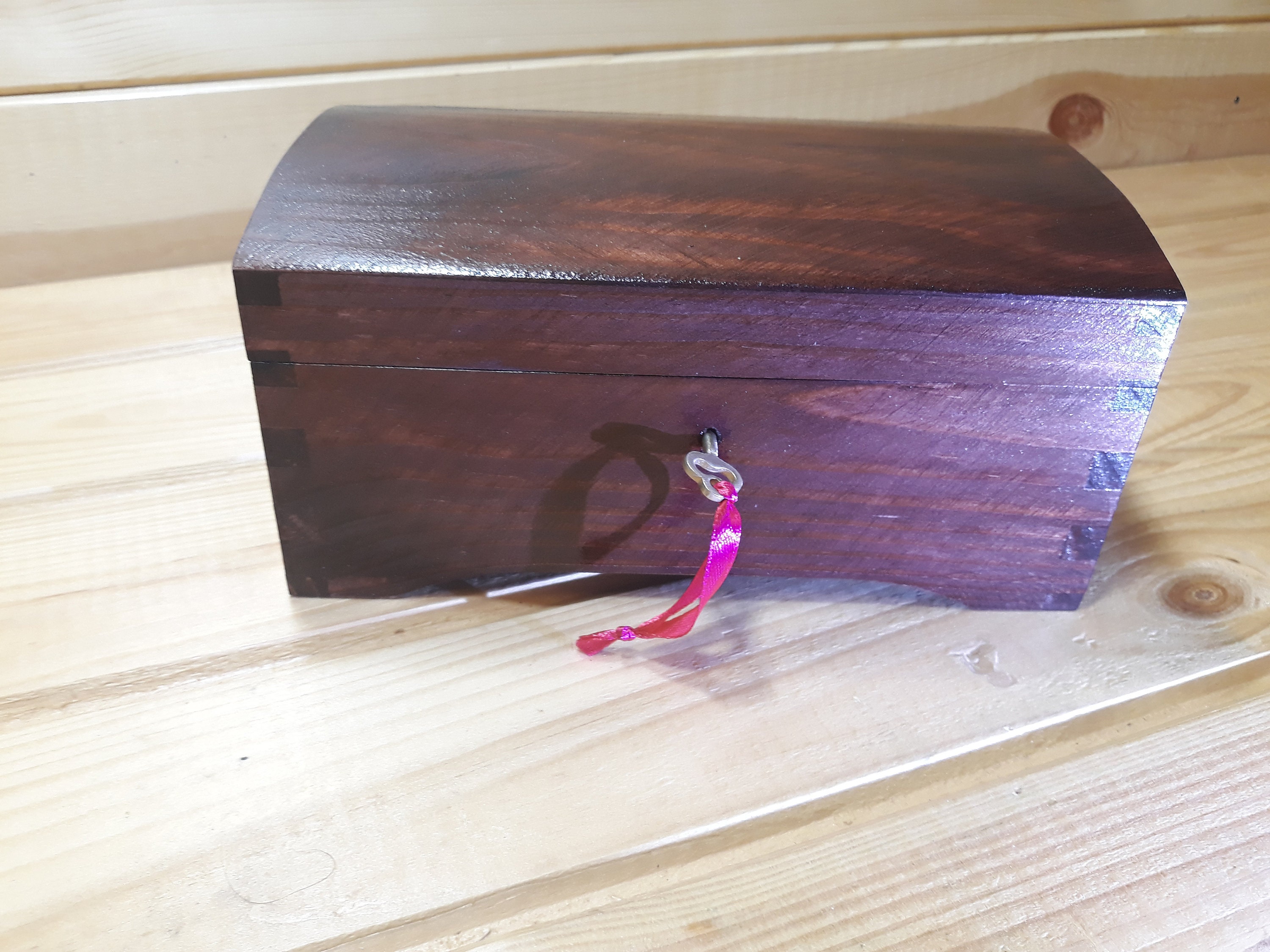 Wooden box key lock medium box. For rings jewelry watches Etsy