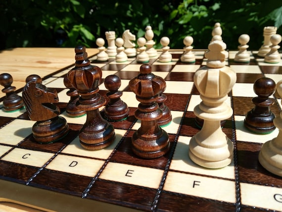 Olympic Chess Set - Wooden Board Games