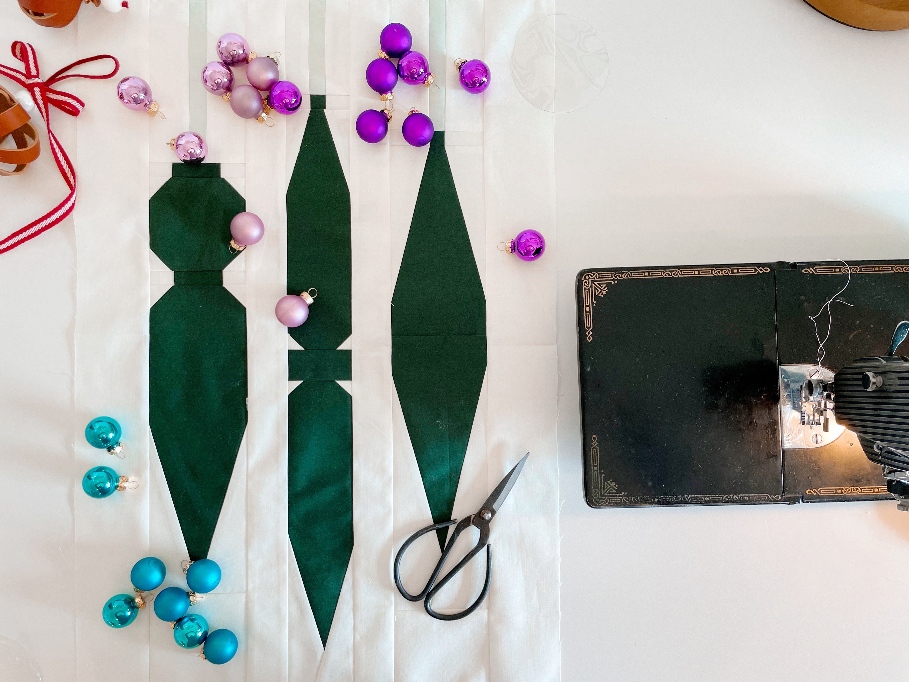 Adorn Wall Hanging Modern Quilt Pattern Sewing Pattern Etsy