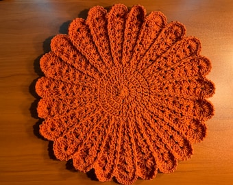 napperon de table crocheté