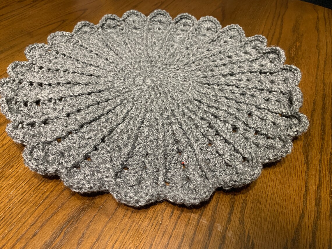 Crocheted Table Placemat Etsy
