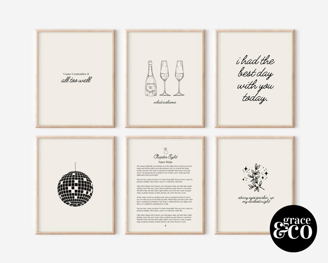 Taylor Swift Inspired Minimalist Instant Download Print - Etsy