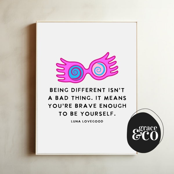 Luna Lovegood Instant Download Print | Grace and Company