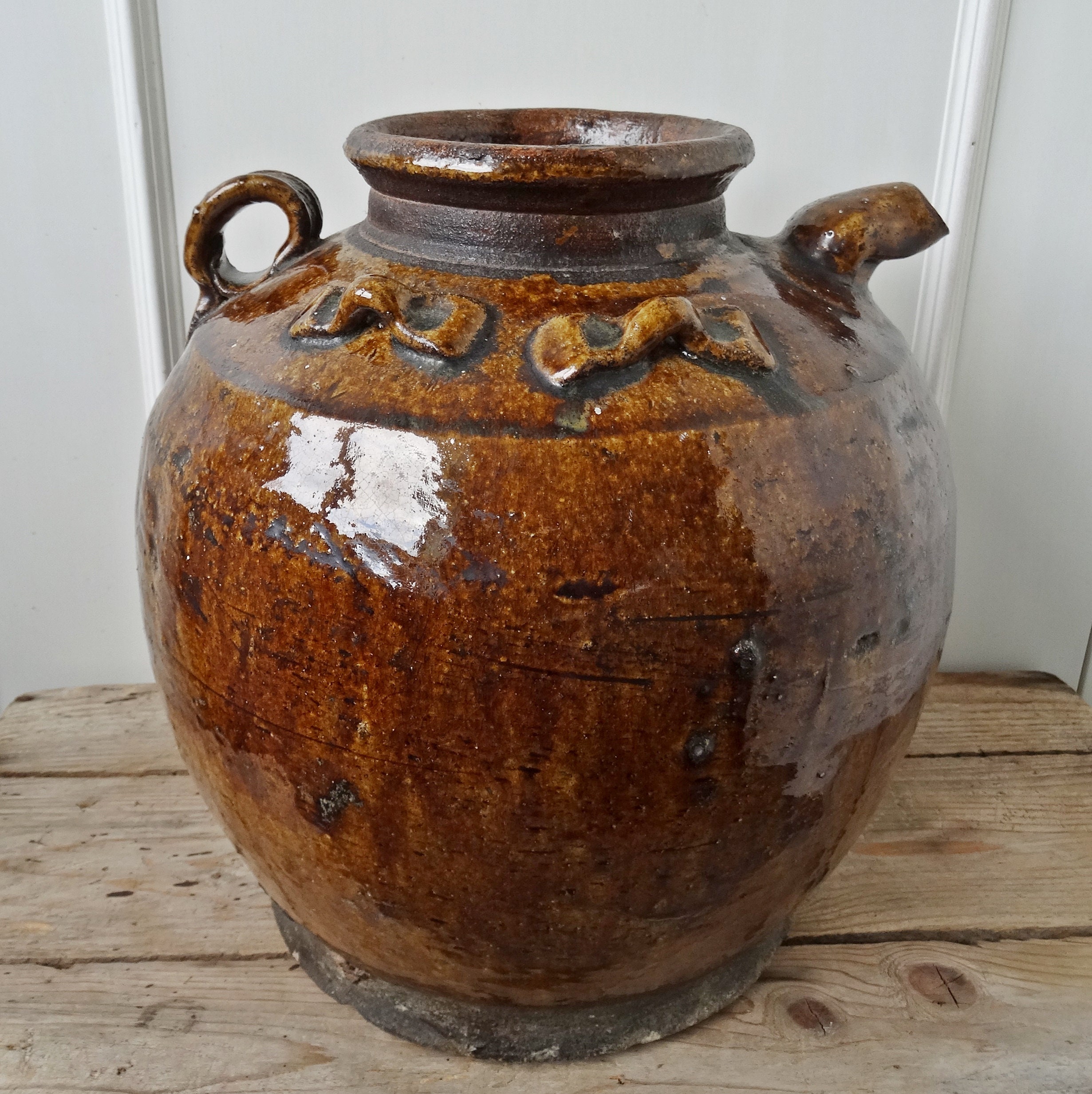 Asian Floor Jar Etsy UK
