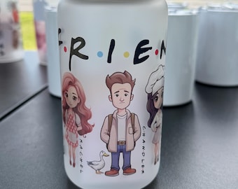 FRIENDS 16oz Libby Glass