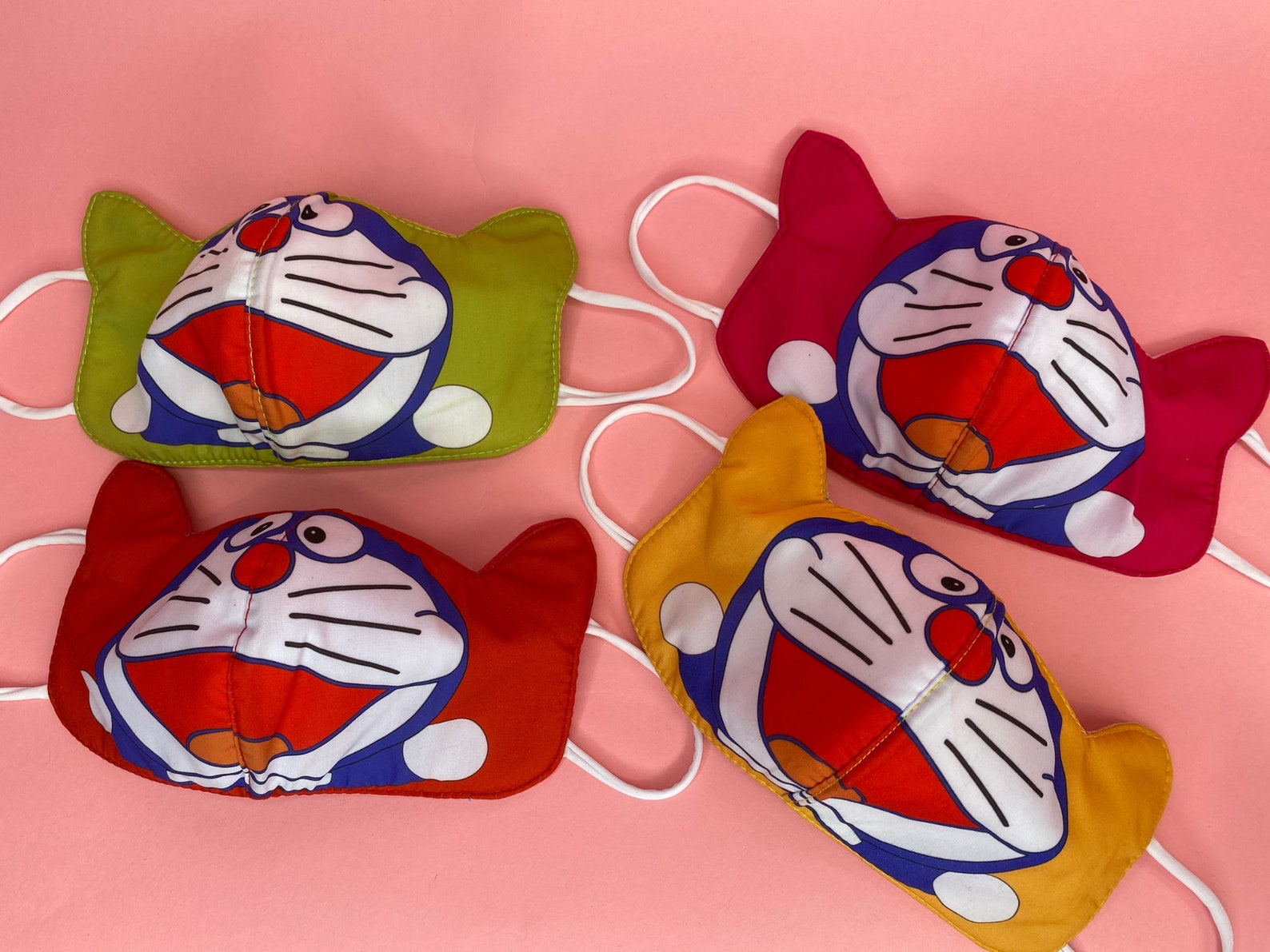 Doraemon Face Mask Doraemon Character Mask Manga Mask Anime Etsy