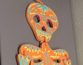 Orange Wooden Skeleton