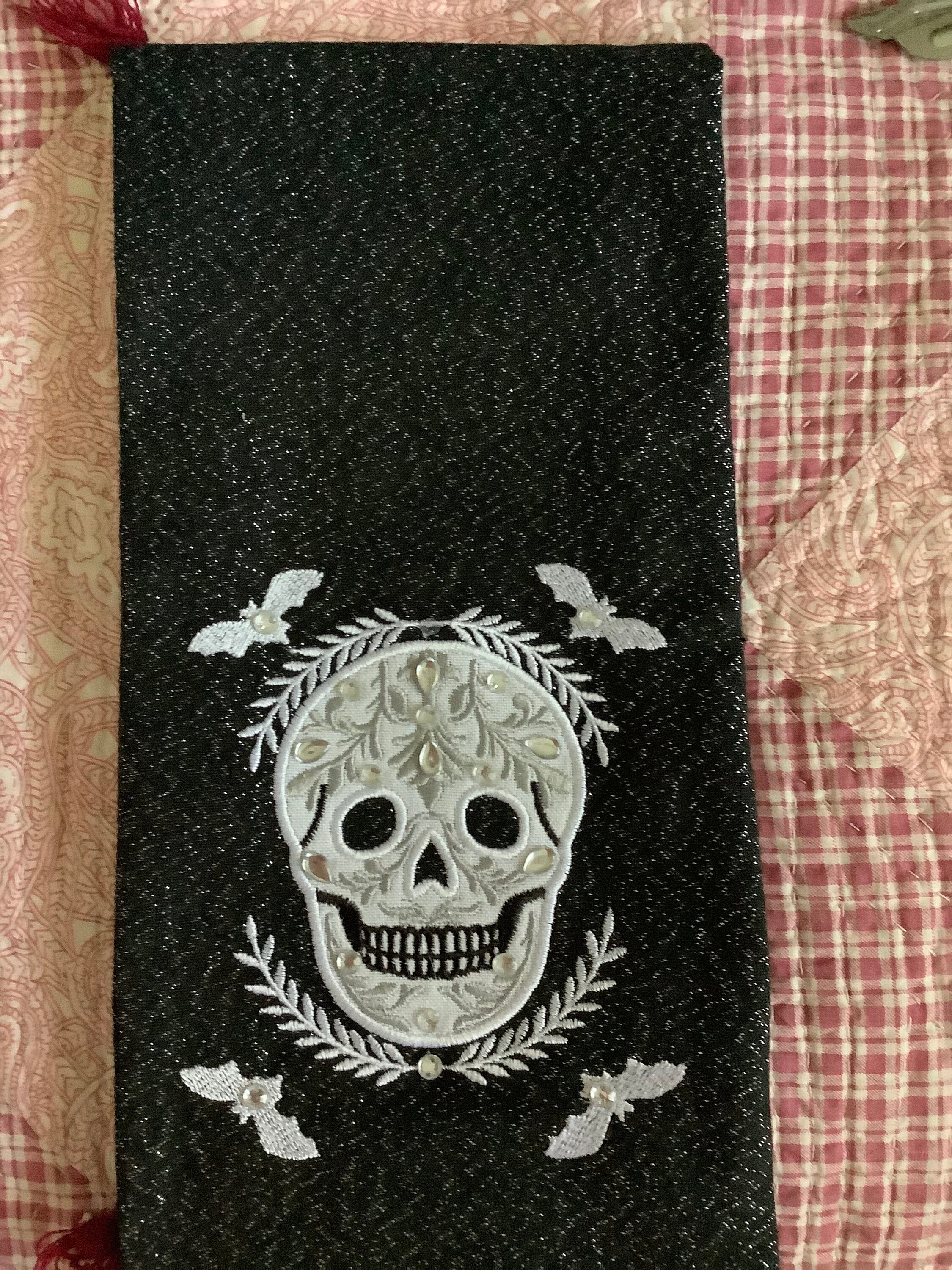 4 Pieces Halloween Skull Dish Towels Soft Stripe Kitchen Towels Decors –  SHANULKA Home Decor