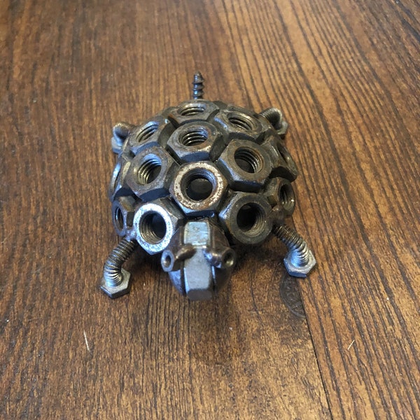 Turtle Metal Animal Gear Sculpture