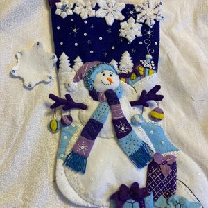 Finished Bucilla Frosty Night