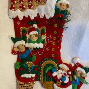 Finished Bucilla Christmas Decorations