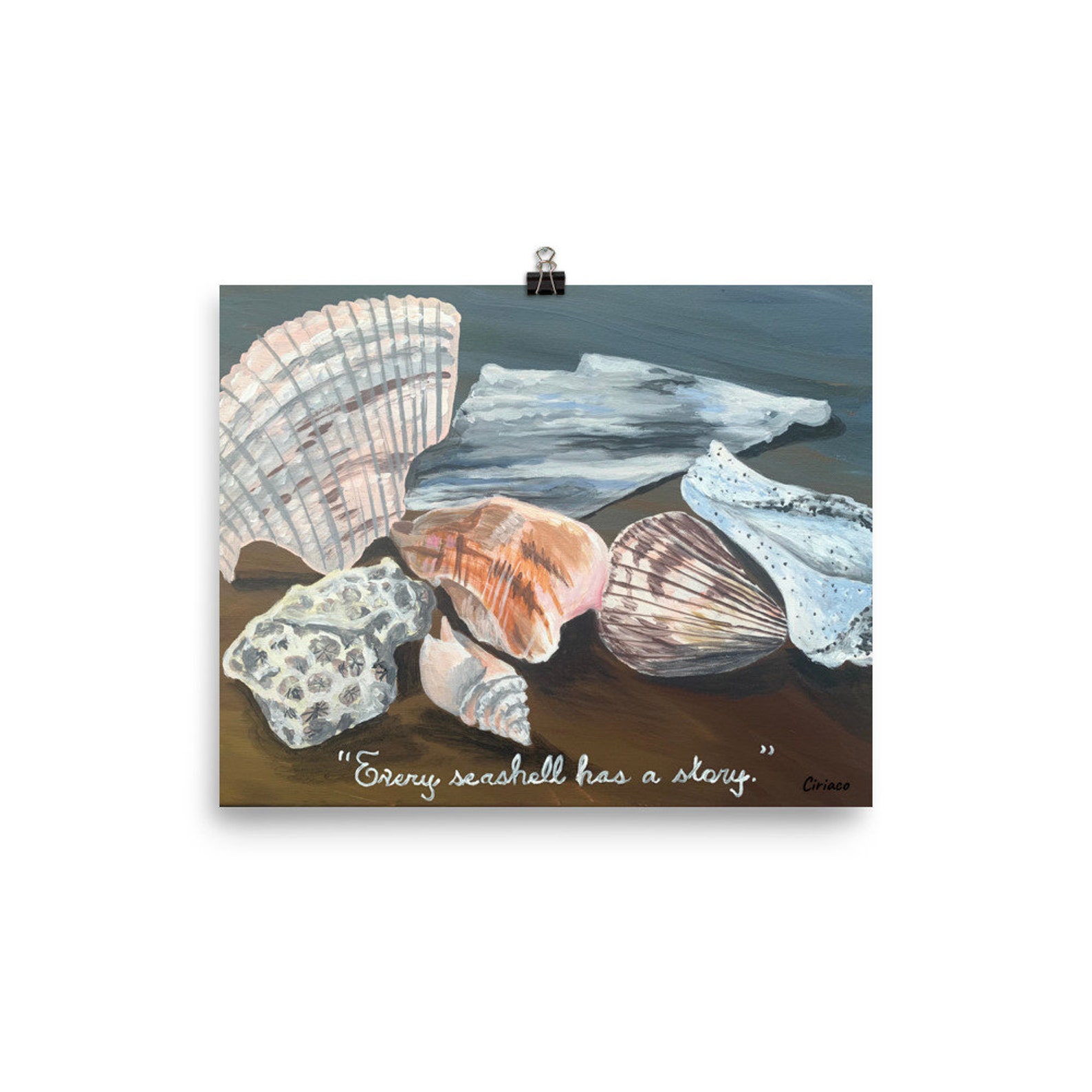 Muscheln Druck, Strand Zitat Druck, Muschel Zitat, Strand Muschel Kunst