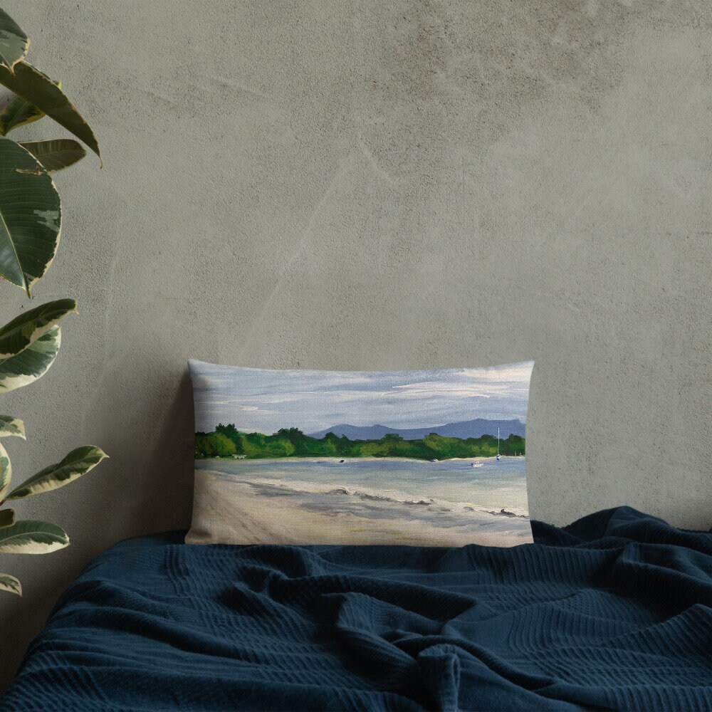 Jamaica Pillow Negril Jamaica Jamaican Art Jamaica Beach Etsy UK