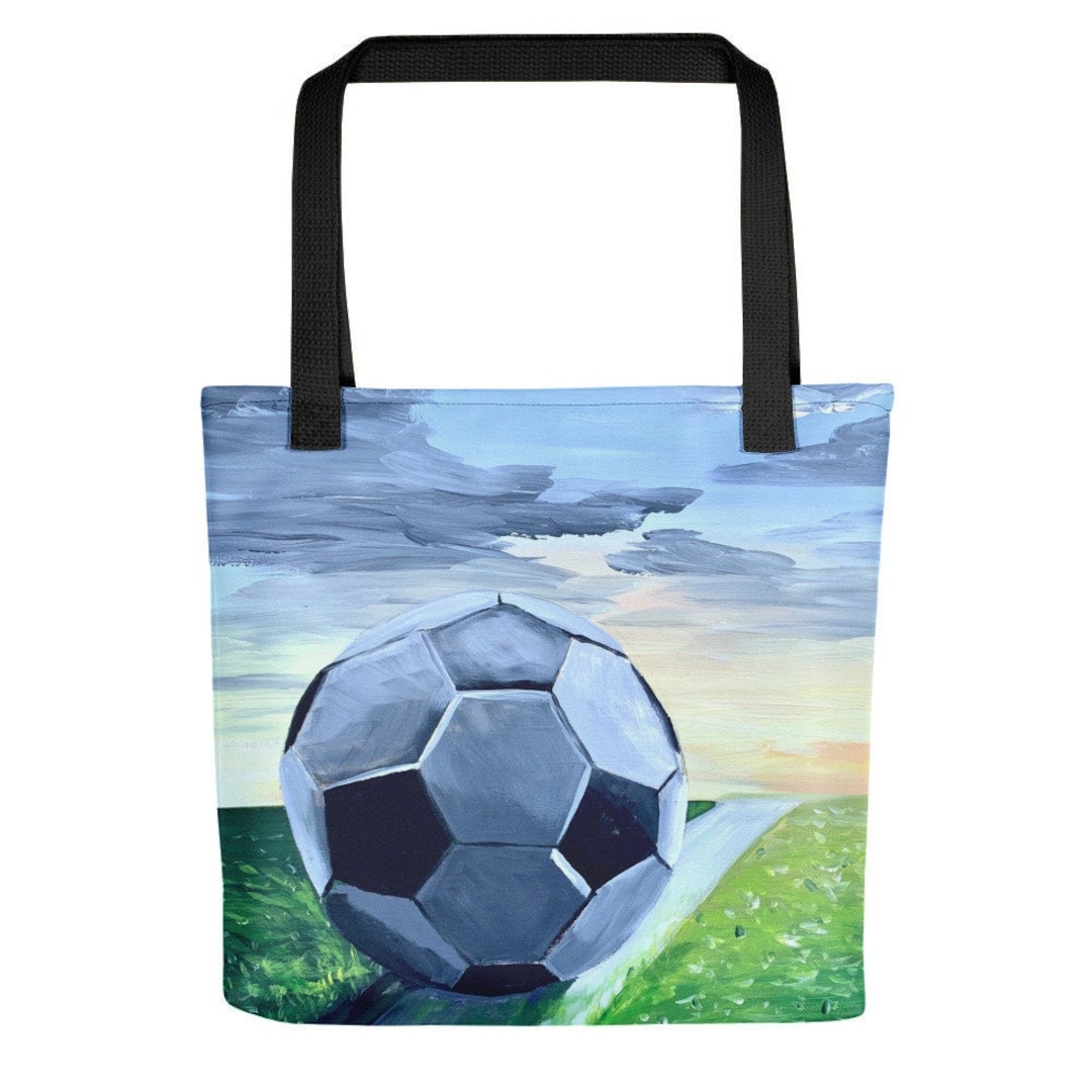 Soccer Tote Bag, Soccer Ball, Soccer Bag, Soccer Art, Soccer, Soccer