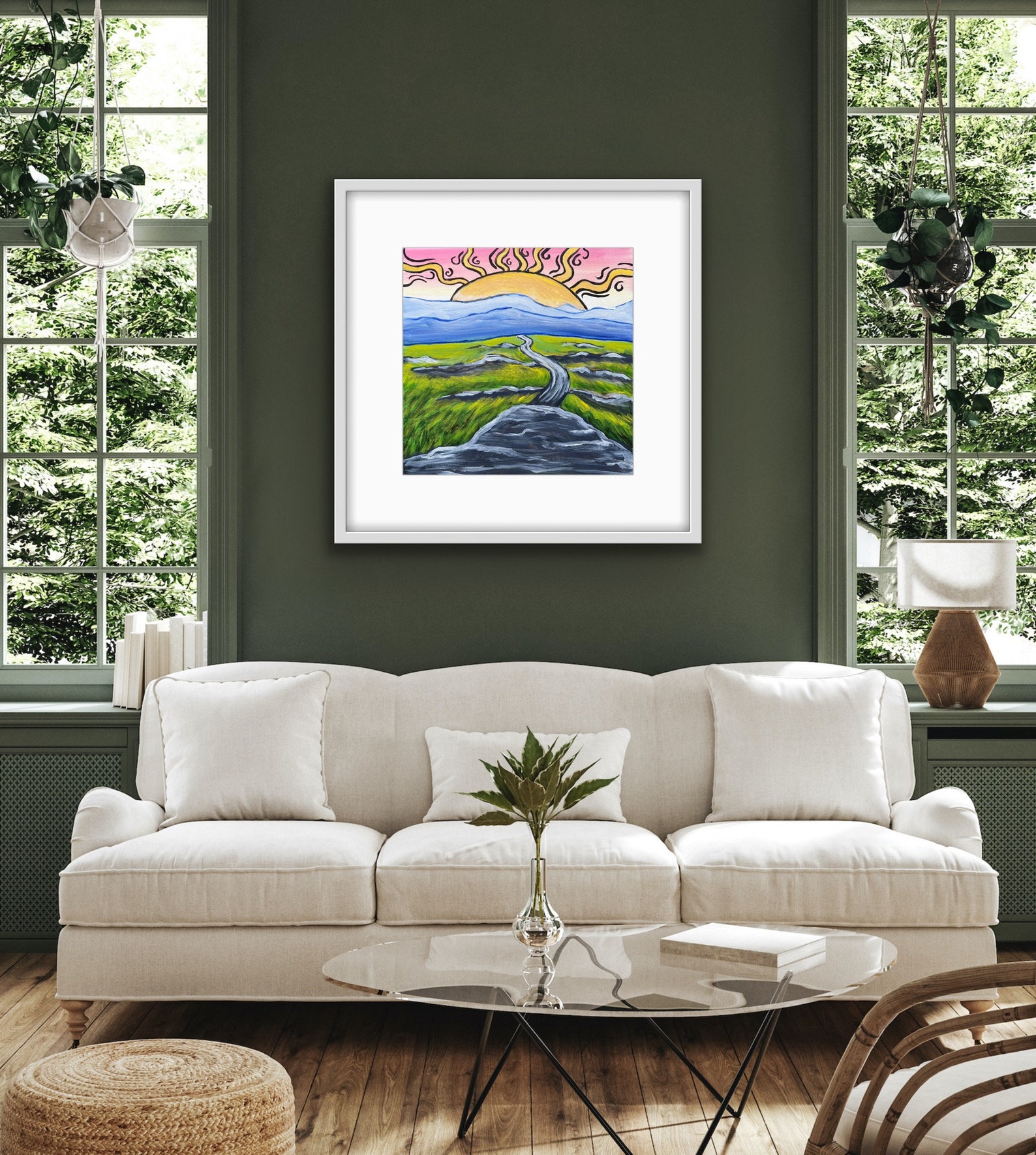 Meditative Journey - T.J. Bridge - Framed art Print