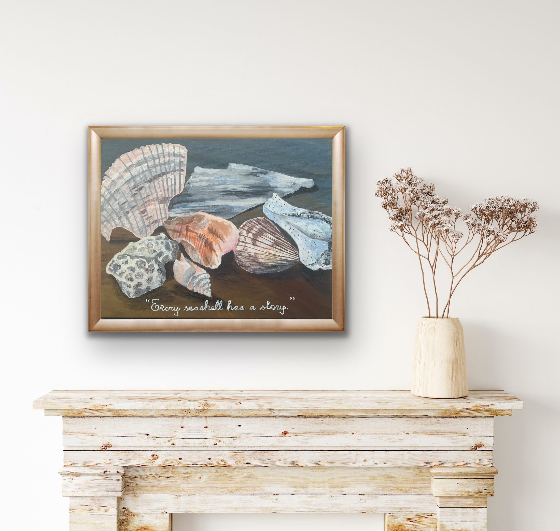 Muscheln Druck Strand Zitat Druck Muschel Zitat Strand Etsy.de