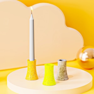 CANDLE HOLDER MOULD Silicone Mould Curve Taper Mould Candlestick Mold Candle Holder Cement Mold Concrete Mold Craft Tool