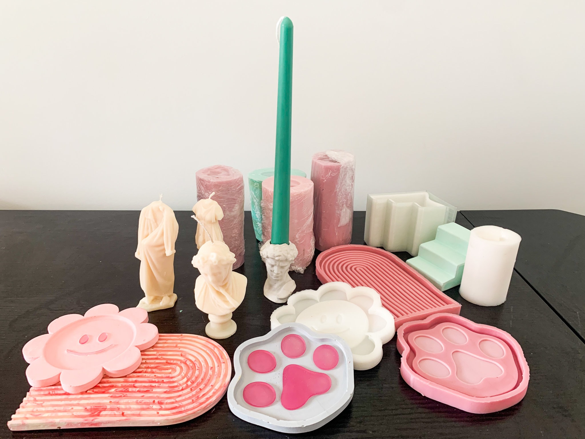 CANDLE MOULD Silicone Mould Veiled Lady Candle Mold Candle Etsy UK