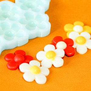 DAISY WAX MOULD Wax Melt Mould Silicone Mould Flower Floral Daisy Diy Craft Jesmonite Wax Candle Resin image 3