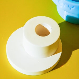 CANDLESTICK HOLDER MOULD Silicone Mold Round Candlestick holder mould Candle Holder Mould Jesmonite Mould Concrete Mould Jesmonite Mold