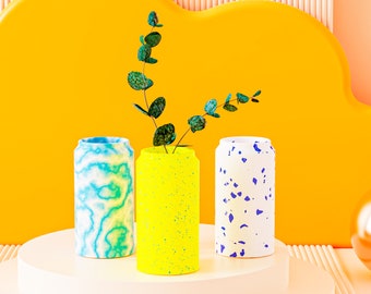 Round Vase Silicone Mould: Concrete, Jesmonite, Plaster (15cm)