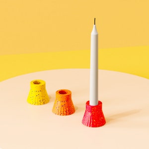 CANDLE HOLDER MOULD Silicone Mould Dress Ripple Taper Mould Candlestick Mold Candle Holder Cement Mold Concrete Mold Craft Tool