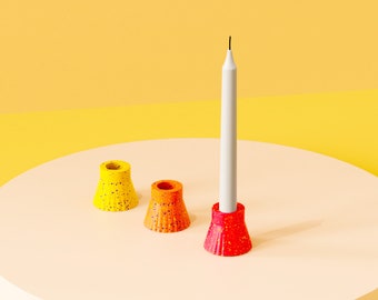 Dress Ripple Candle Holder Silicone Mould: Jesmonite Concrete Craft Tool