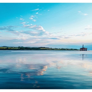 Cromarty Firth Painting Fine Art Print | Invergordon, Scottish Highlands, NC500