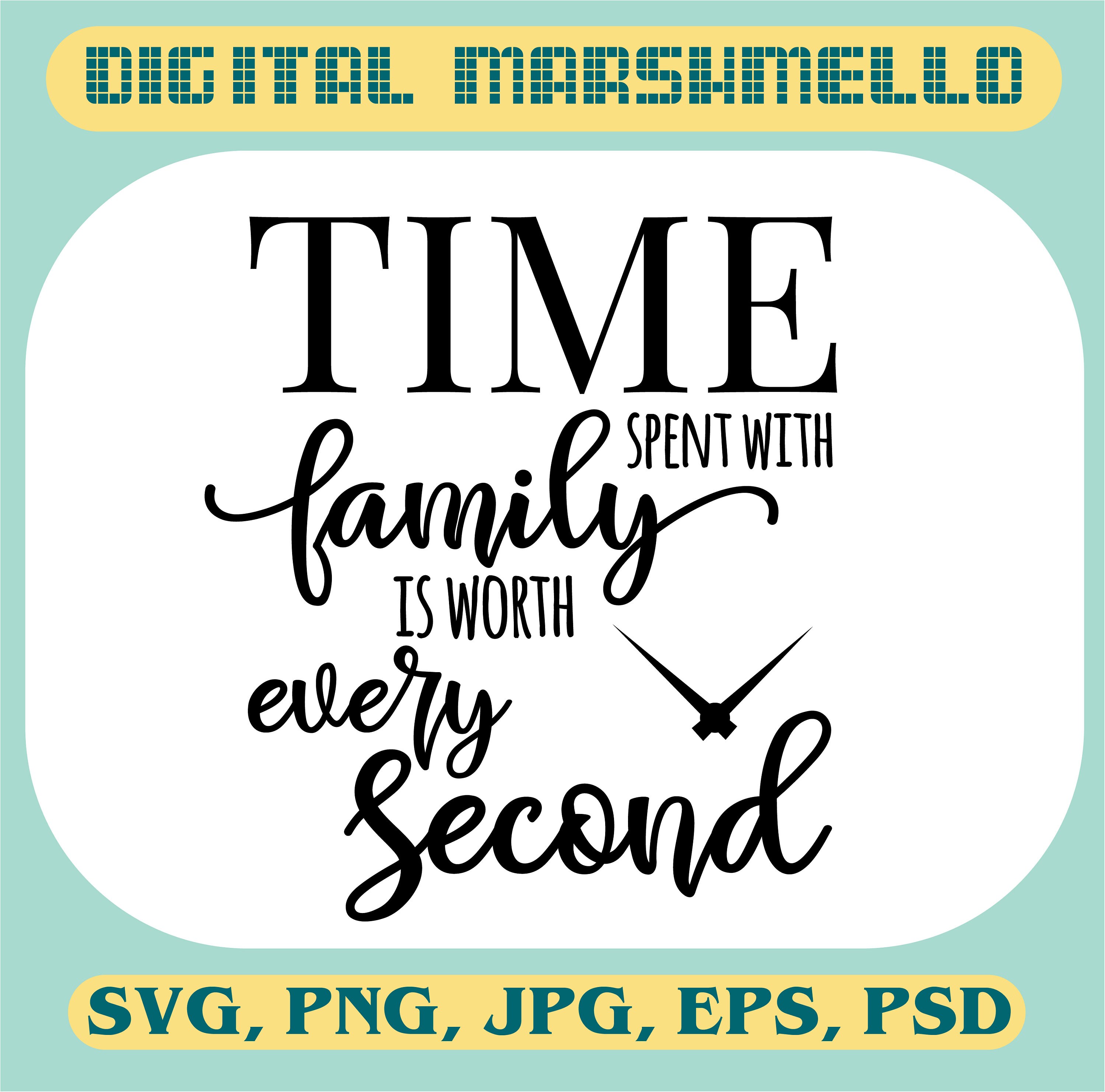Download Time spent with family SVG Family Quote SVG Family Cricut ...