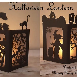 Halloween Lantern Digital Cutting File (SVG / Studio / PDF)