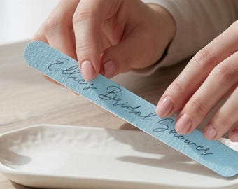 Personalized Nail File, Custom Name or Logo Nail File, Beauty Tool Gift, Bridesmaid Favor, Salon Branding Giveaway, Promo Nail File, Logo