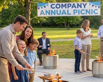 Custom Logo Marshmallow Roasting Sticks, Corporate Gifts Employee, Appreciation Company Picnics Team Events Bring Your Brand To The Fire Pit