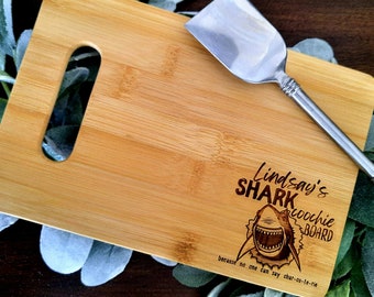 Funny Gift, Shark Coochie Board, Cheese Board, Cheese Plate, Best Price, Charcuterie Board,  Deli Board, Cutting Board, Gag Gift, sharky