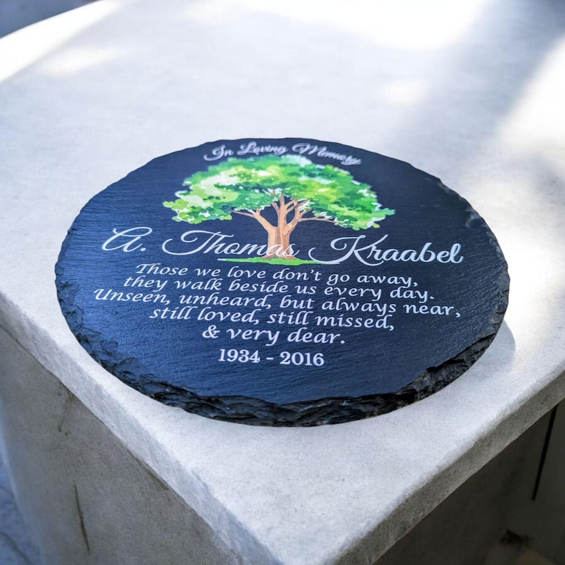 Personalized Memorial Garden Stone, in Loving Memory, Personalized ...